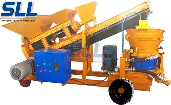 中国 乾燥したShotcrete機械炭鉱装置5.5kw力に荷を積んでいる自己 サプライヤー